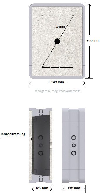 B-system Wallboxx XS - Inbouw speaker accessoire