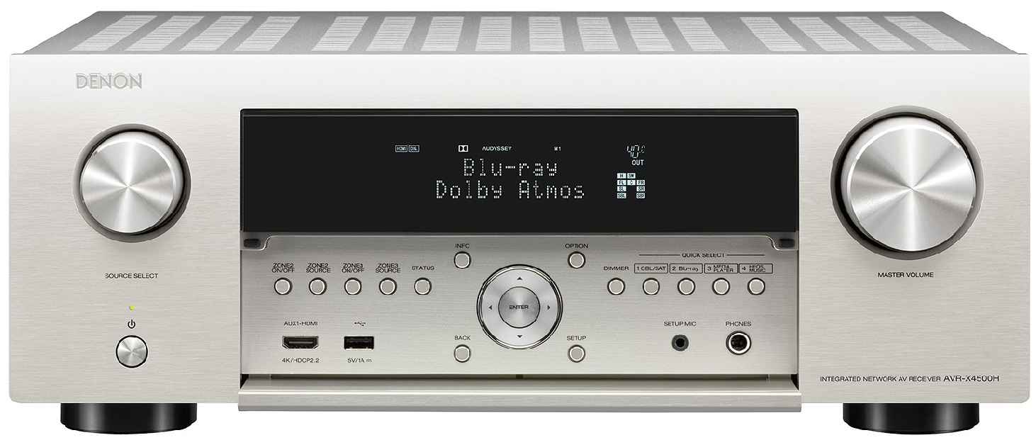 Denon AVR-X4500H zilver - AV Receiver