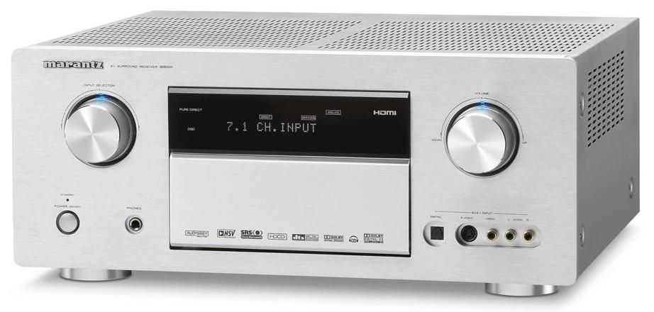 Marantz SR6001 zilver - AV Receiver