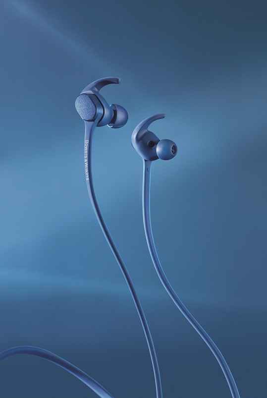 Bowers & Wilkins PI3 blue - detail - In ear oordopjes