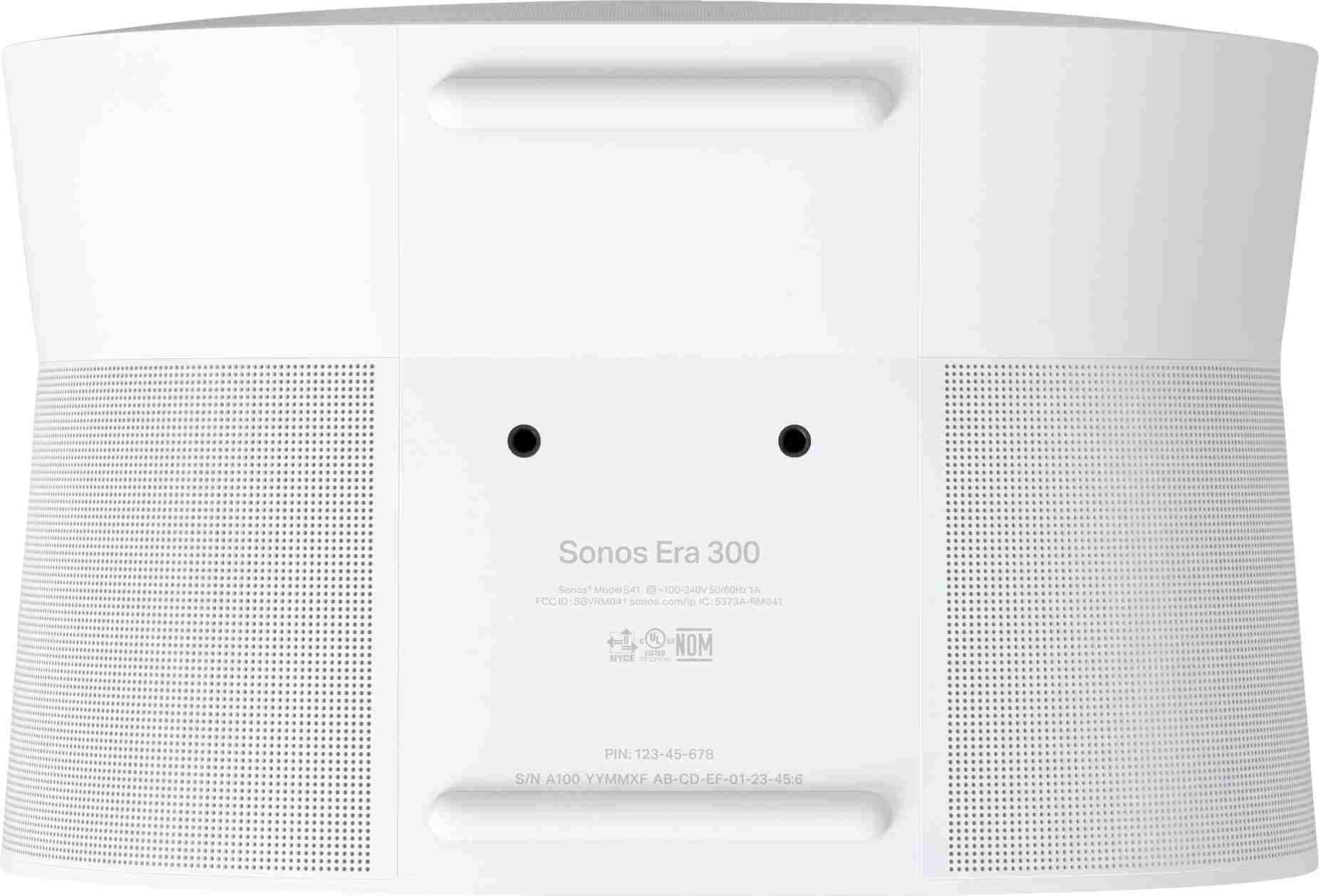 Sonos Era 300 wit - onderkant - Wifi speaker
