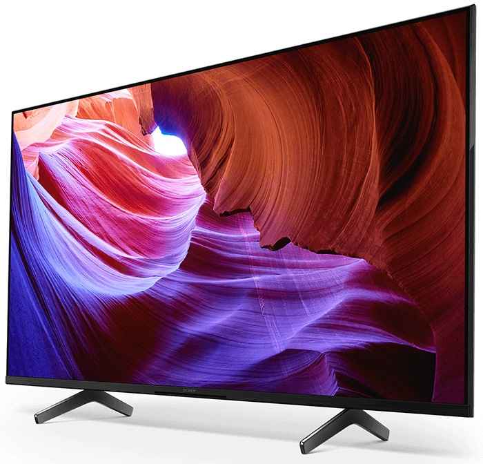 Sony KD-75X89K - zij frontaanzicht - Televisie