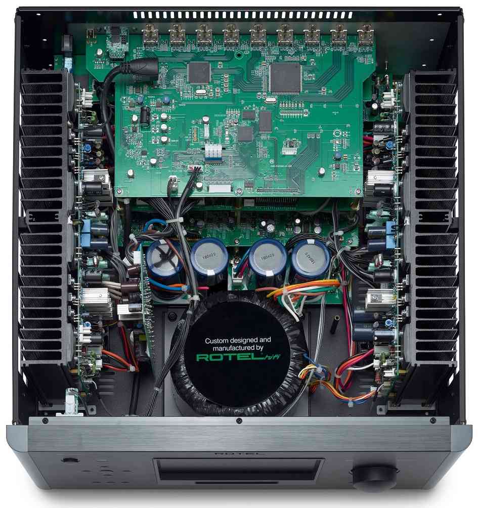 Rotel RAP-1580MKII zilver - binnenwerk - AV Receiver