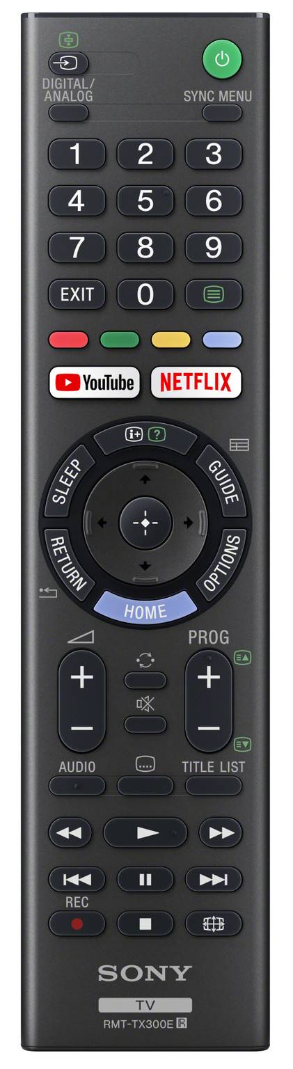 Sony KD-43X7056 - afstandsbediening - Televisie