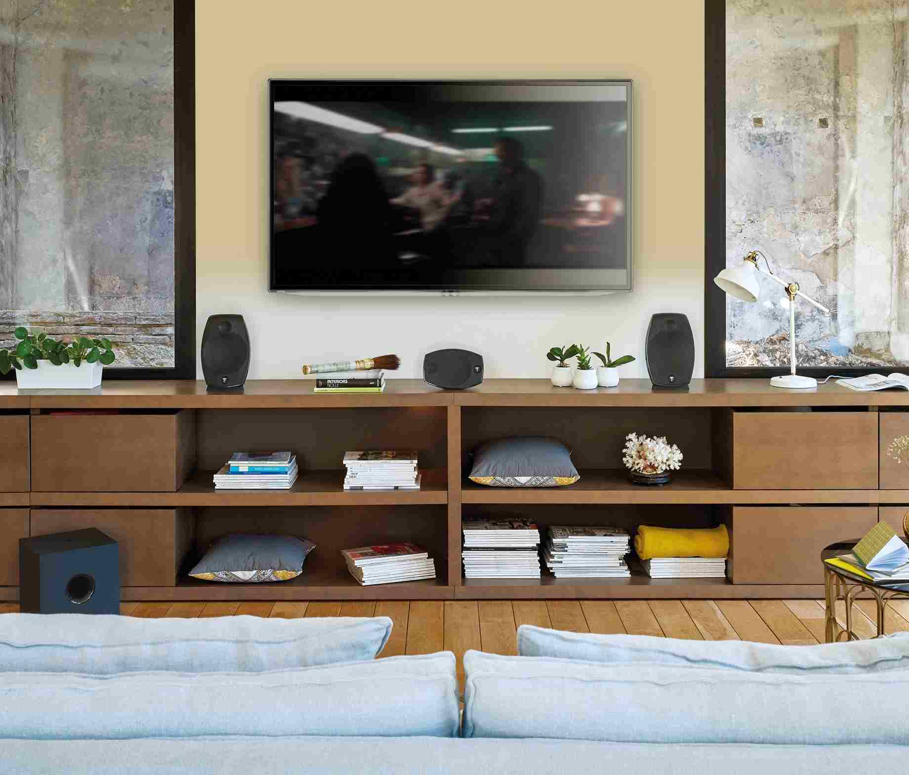 Focal Sib Evo 5.1 Dolby Atmos zwart - lifestyle - Speaker set
