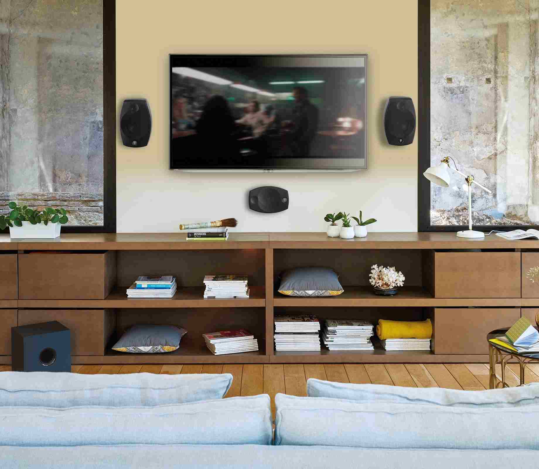 Focal Sib Evo 5.1 Dolby Atmos zwart - lifestyle - Speaker set