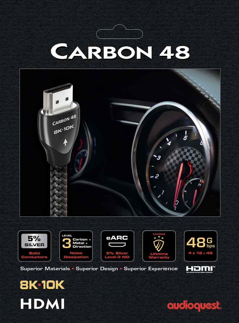 AudioQuest HDMI Carbon 48 0,6 m. - verpakking - HDMI kabel