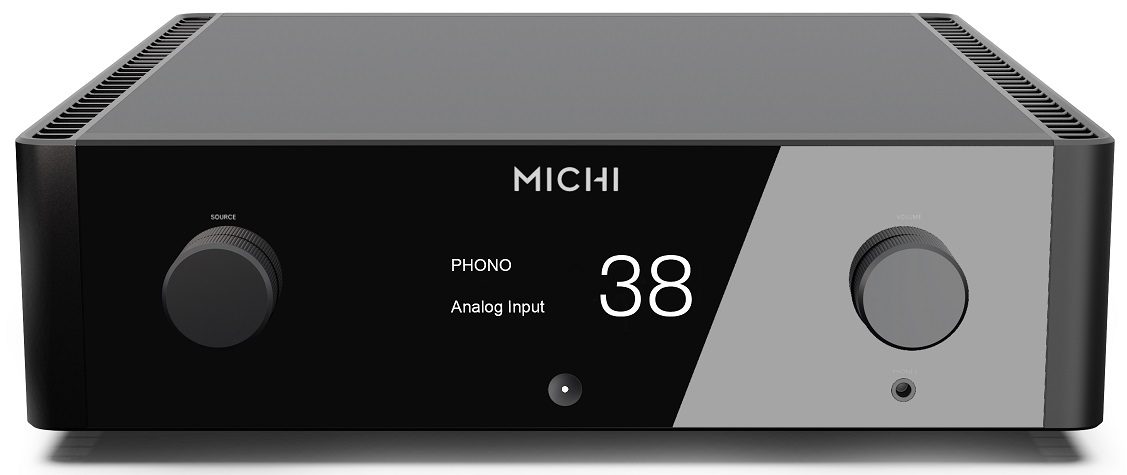 Rotel Michi X3 zwart - frontaanzicht - Stereo versterker