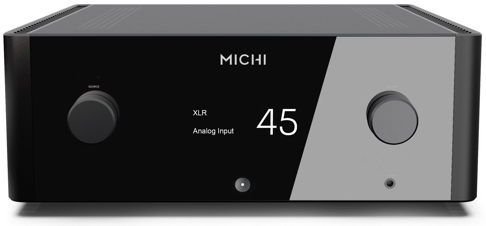 Rotel Michi X5 zwart - frontaanzicht - Stereo versterker