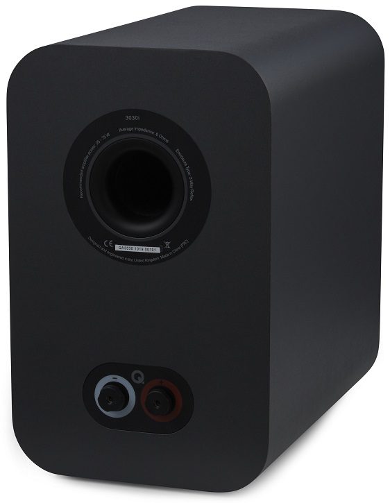Q Acoustics 3030i grijs - achteraanzicht - Boekenplank speaker