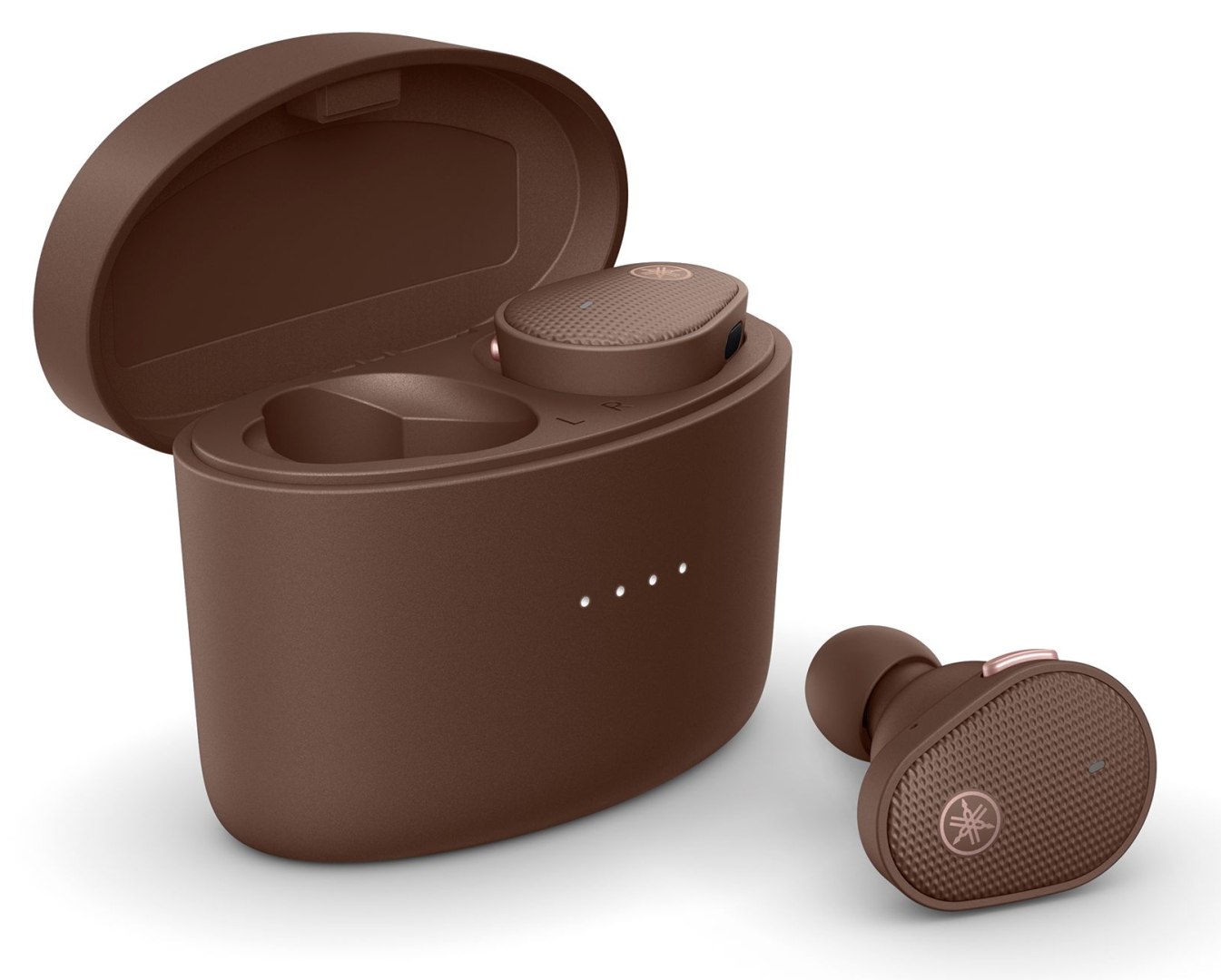 Yamaha TW-E5B bruin - etui - In ear oordopjes