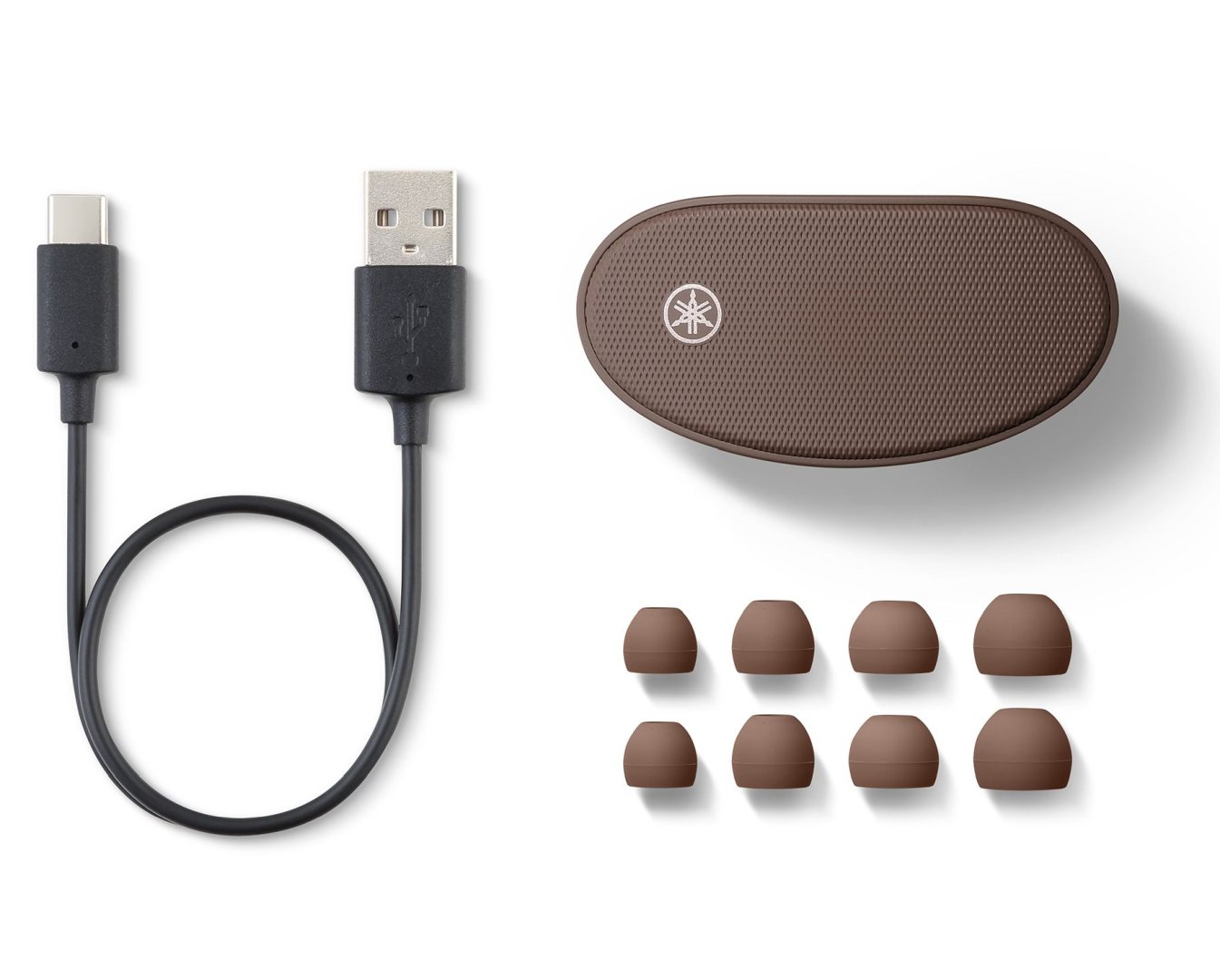 Yamaha TW-E5B bruin - accessoires - In ear oordopjes