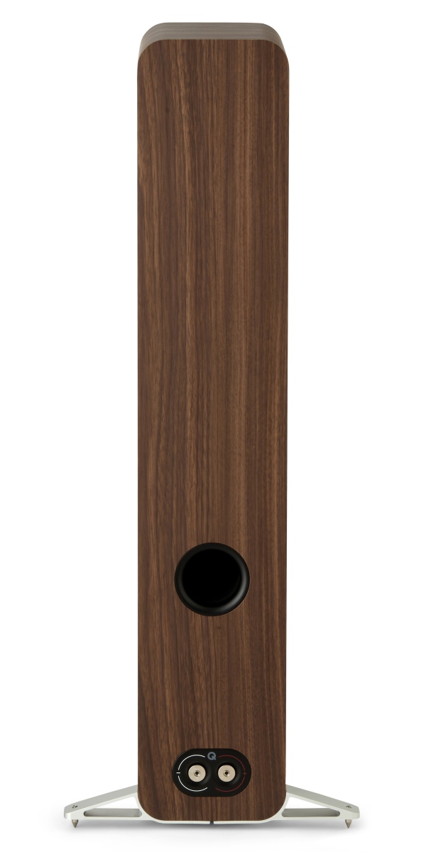 Q Acoustics 5040 rosewood - achterkant - Zuilspeaker