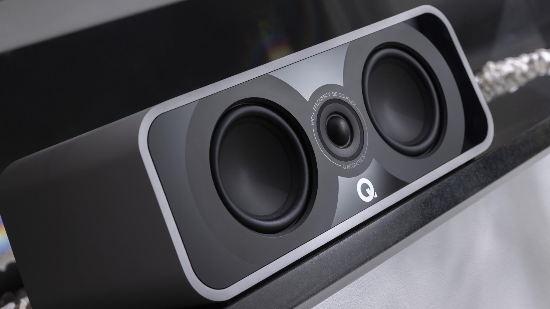 Q Acoustics 5090 zwart - detail - Center speaker