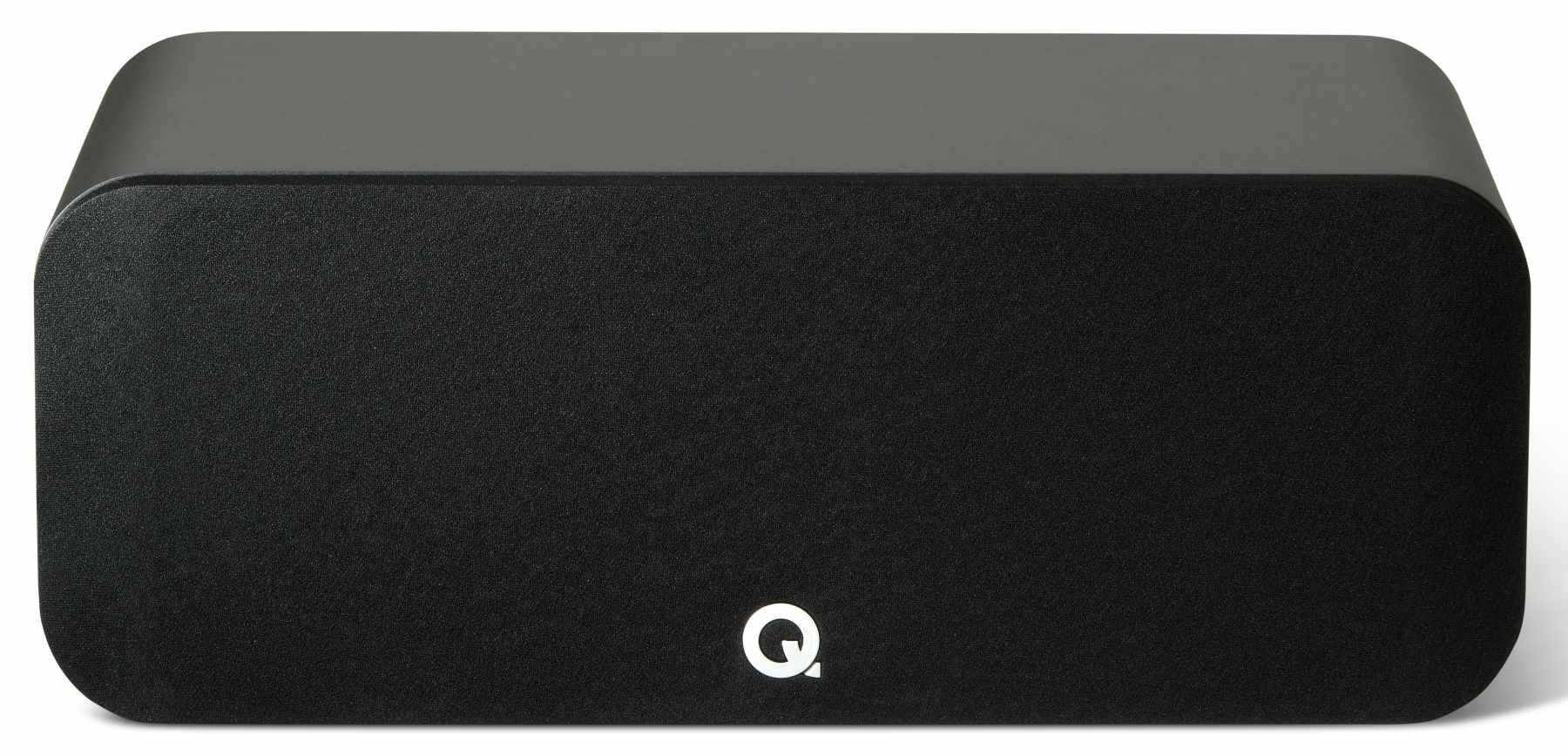 Q Acoustics 5090 zwart - frontaanzicht met grill - Center speaker