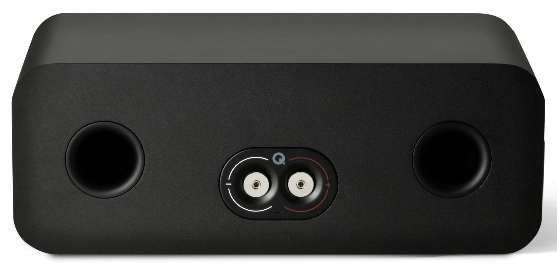 Q Acoustics 5090 zwart - achterkant - Center speaker