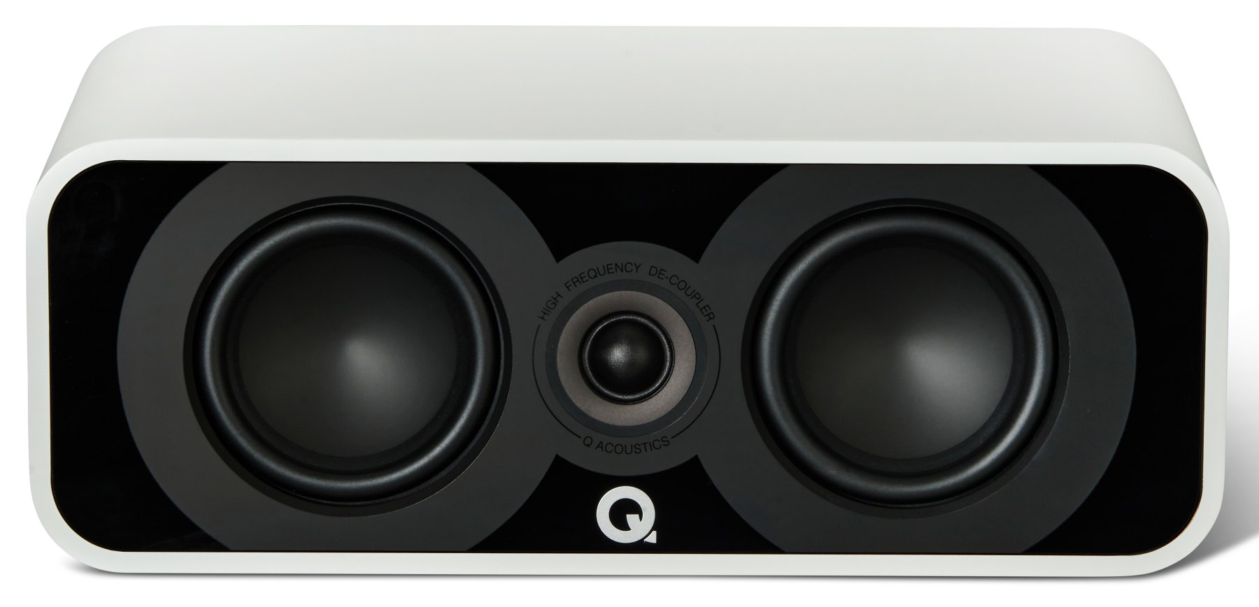 Q Acoustics 5090 wit - frontaanzicht zonder grill - Center speaker
