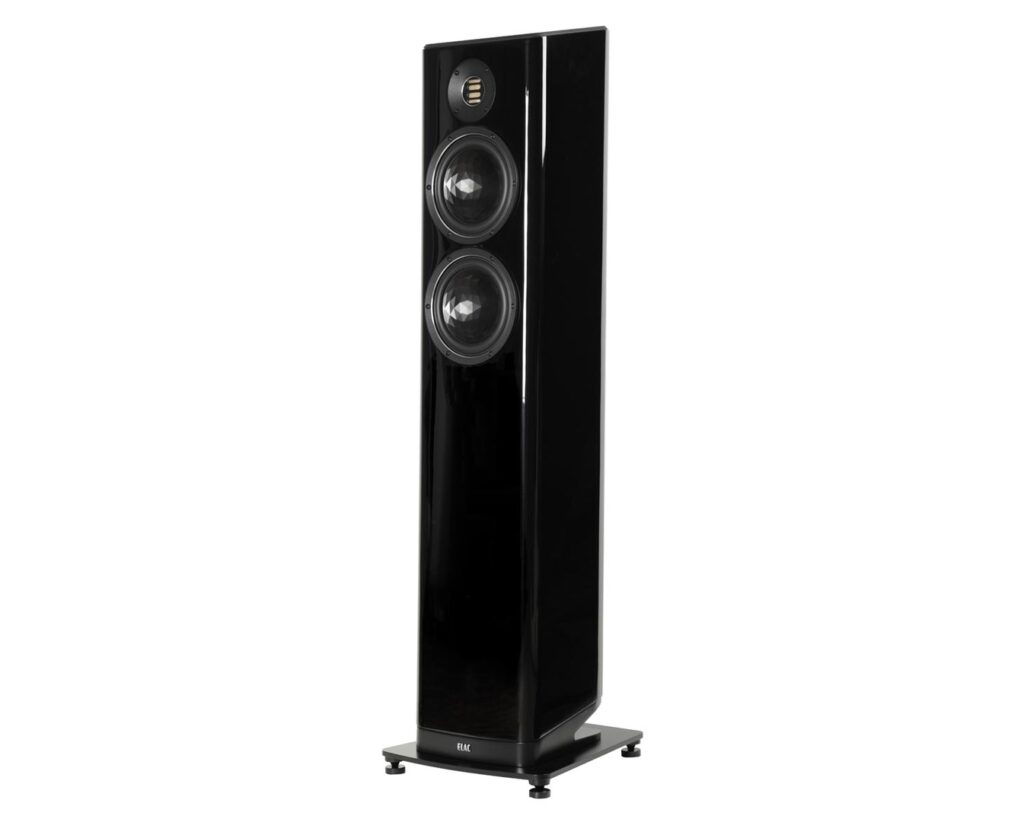 Elac Vela FS408 zwart hoogglans - Zuilspeaker