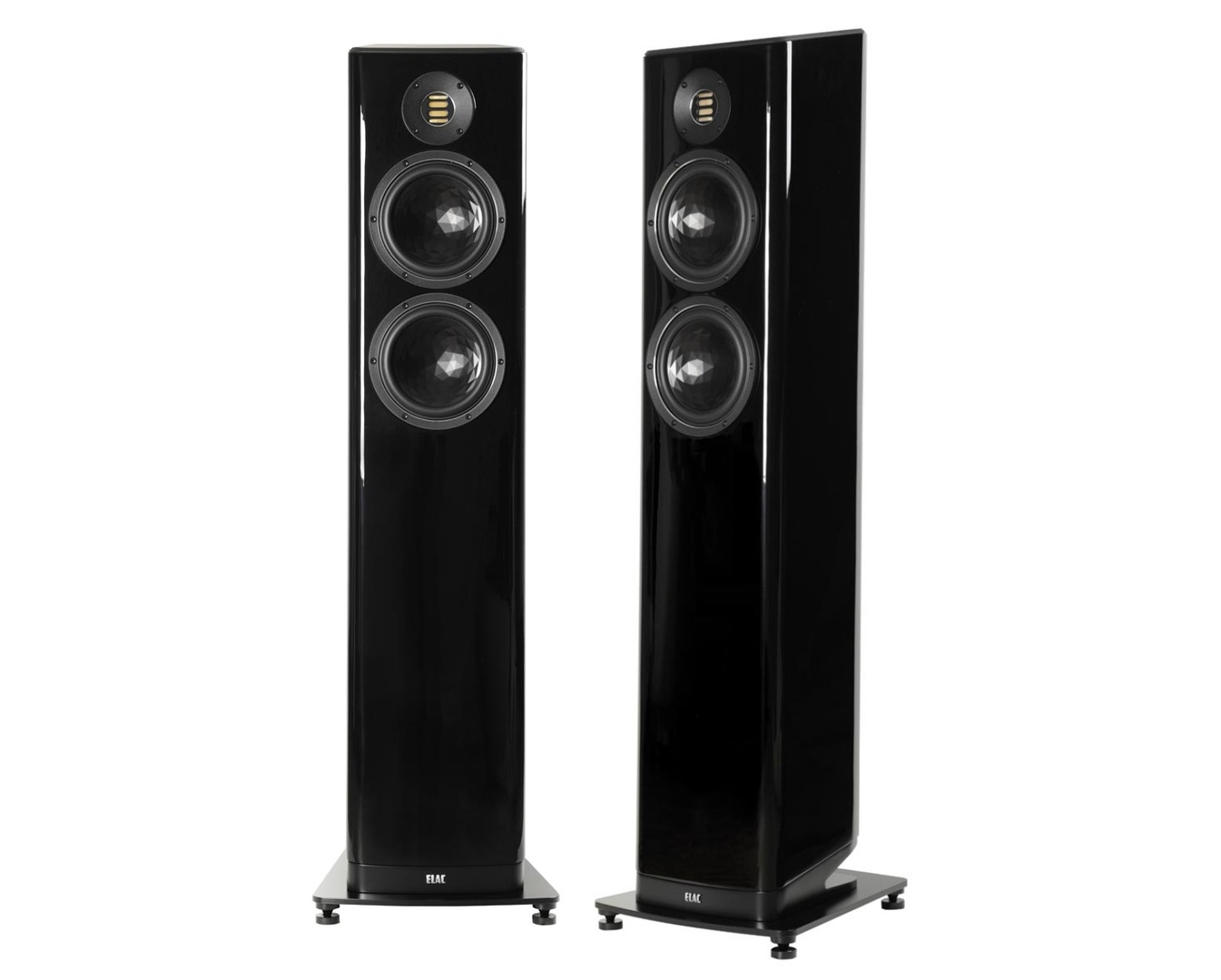 Elac Vela FS408 zwart hoogglans - paar - Zuilspeaker