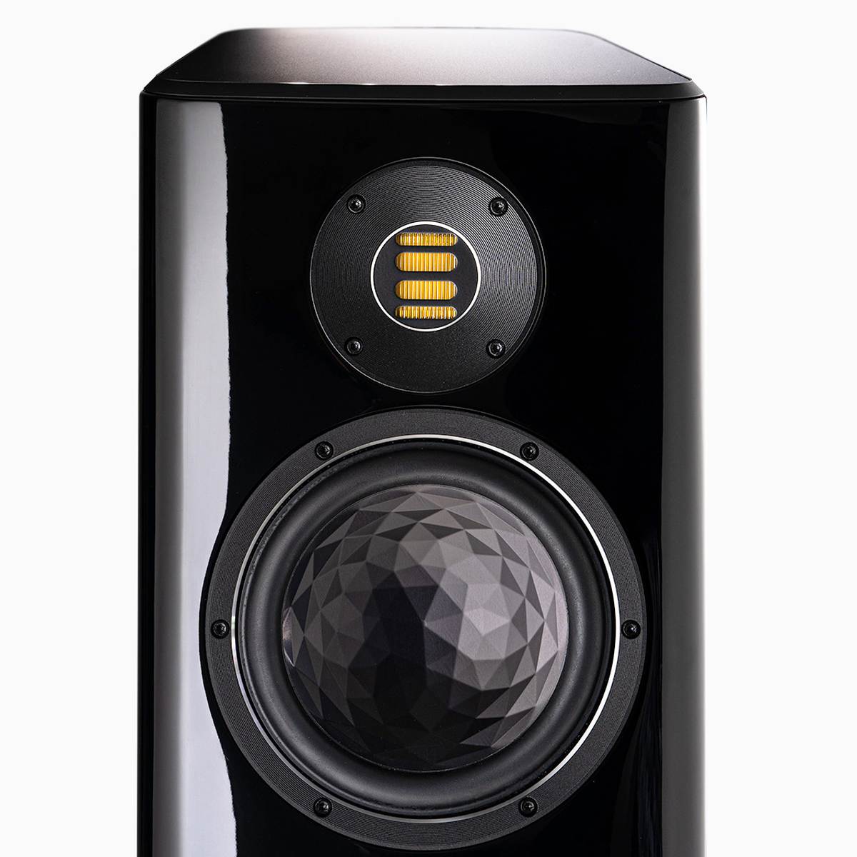 Elac Vela FS408 zwart hoogglans - detail - Zuilspeaker