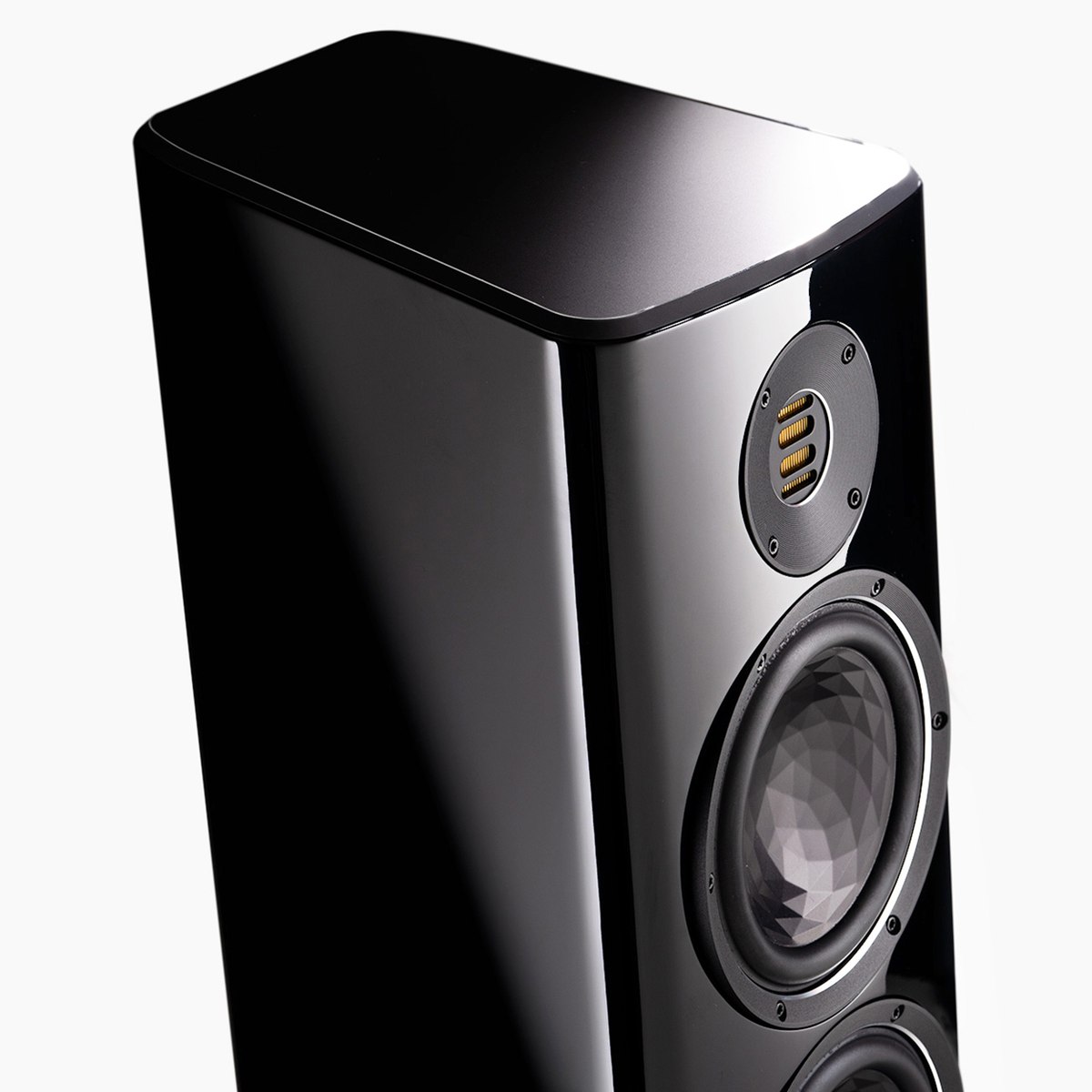 Elac Vela FS408 zwart hoogglans - detail - Zuilspeaker