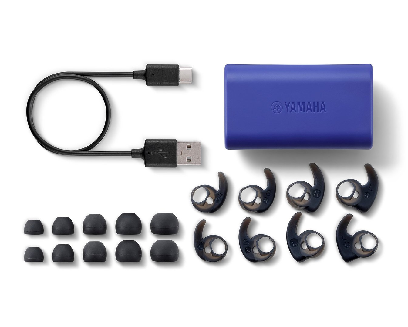 Yamaha TW-ES5A blauw - accessoires - In ear oordopjes