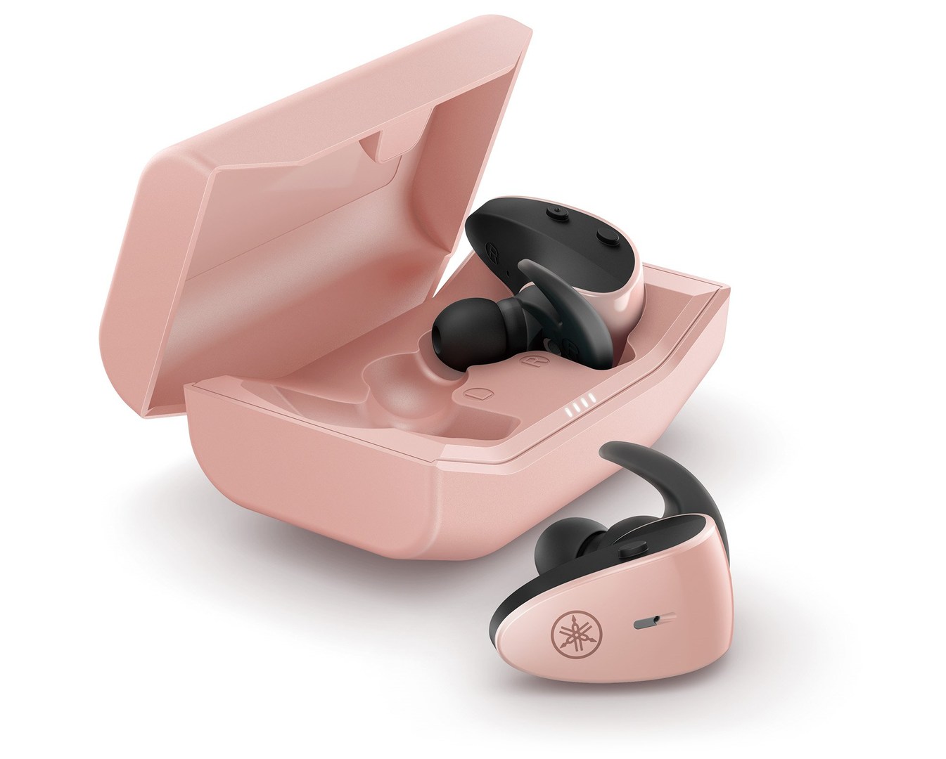 Yamaha TW-ES5A roze - etui - In ear oordopjes
