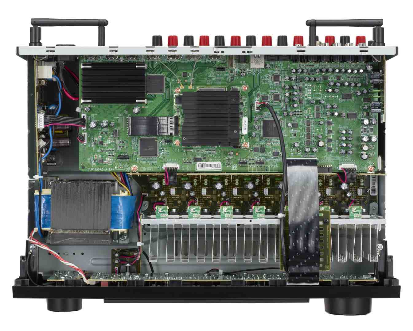 Denon AVR-X1800H DAB zwart - binnenwerk - AV Receiver