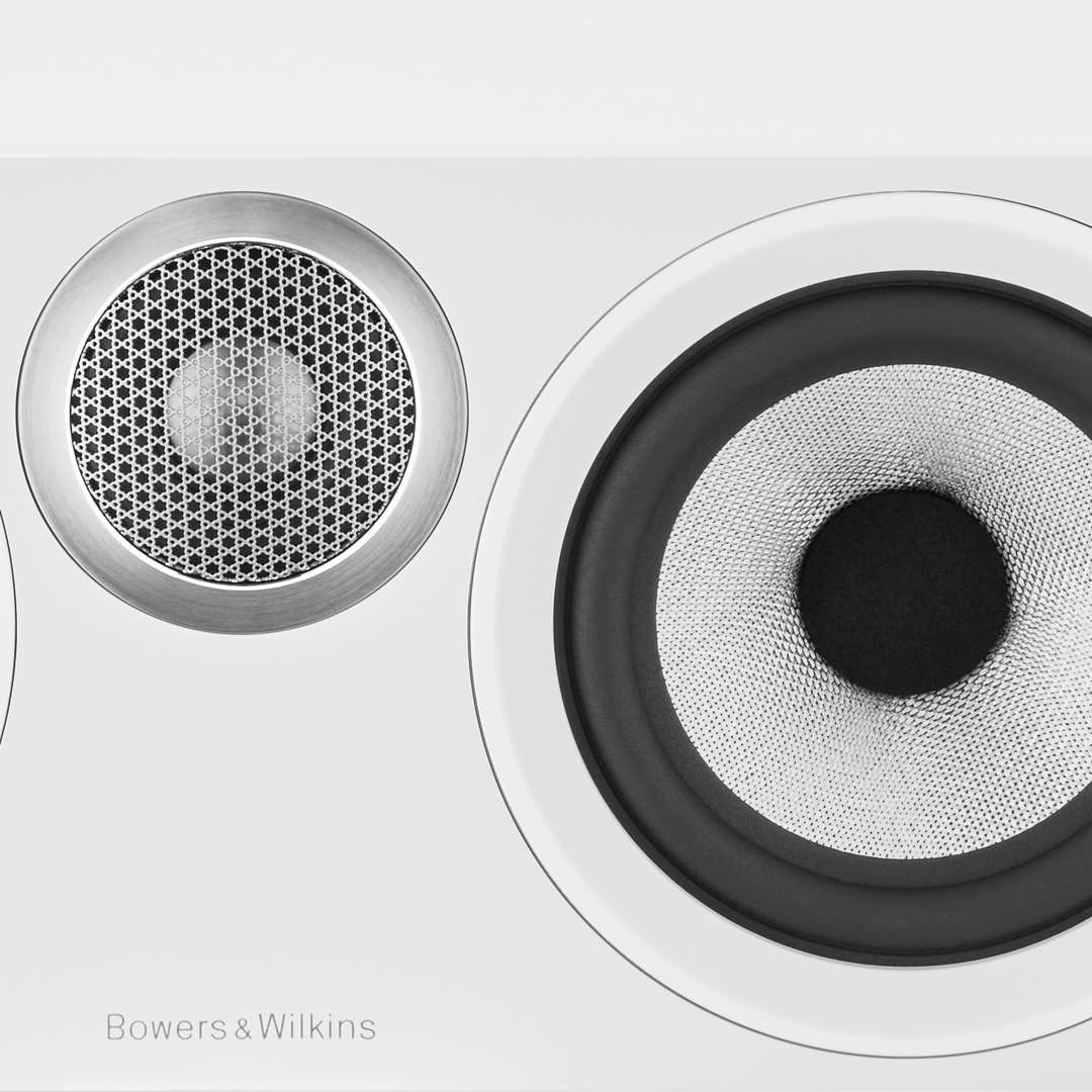 Bowers & Wilkins HTM6 S3 wit - detail - Center speaker
