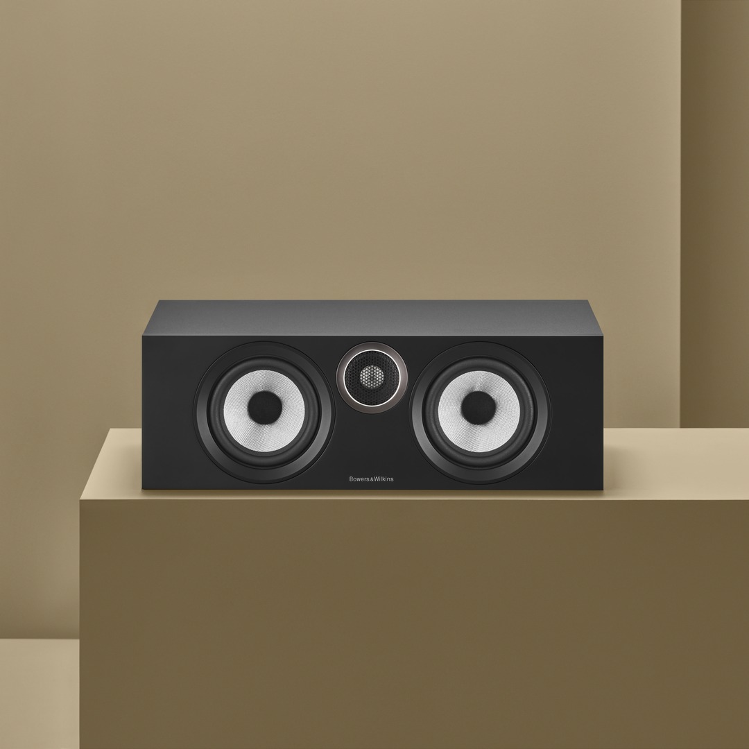 Bowers & Wilkins HTM6 S3 zwart - beauty - Center speaker