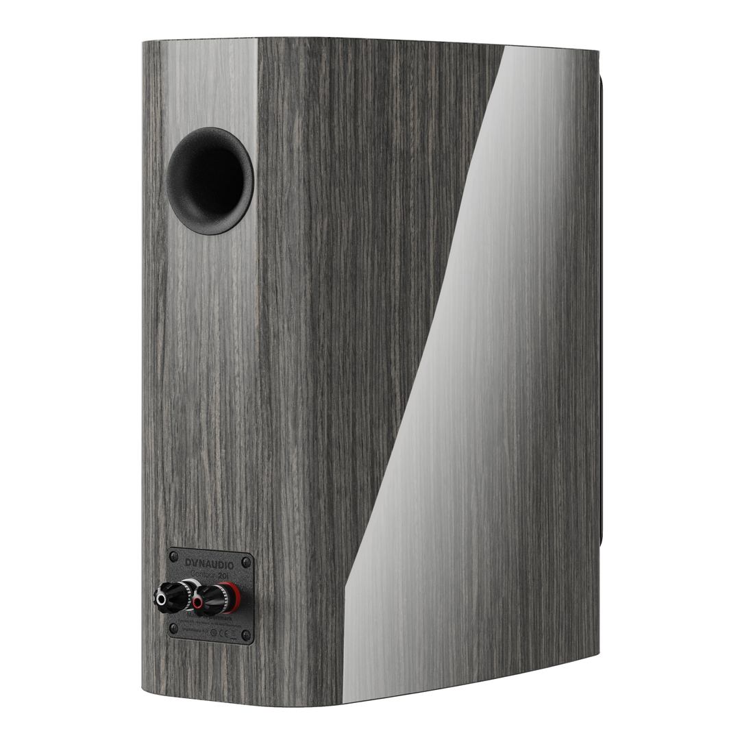 Dynaudio Contour 20i grey oak high gloss - achteraanzicht - Boekenplank speaker