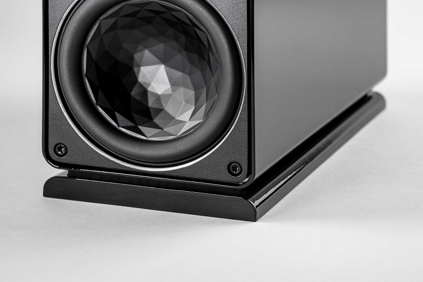 Elac Elegant BS 312.2 Alrulastic base zwart hoogglans - detail - Speaker accessoire