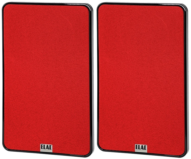 Elac Elegant BS 312.2 Stoffen grills zwart hoogglans/rood - Speaker accessoire