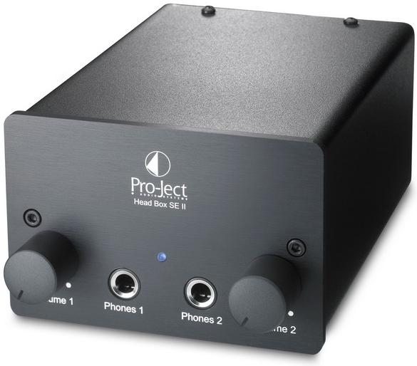 Pro-Ject Head Box SE II zwart - Hoofdtelefoon versterker