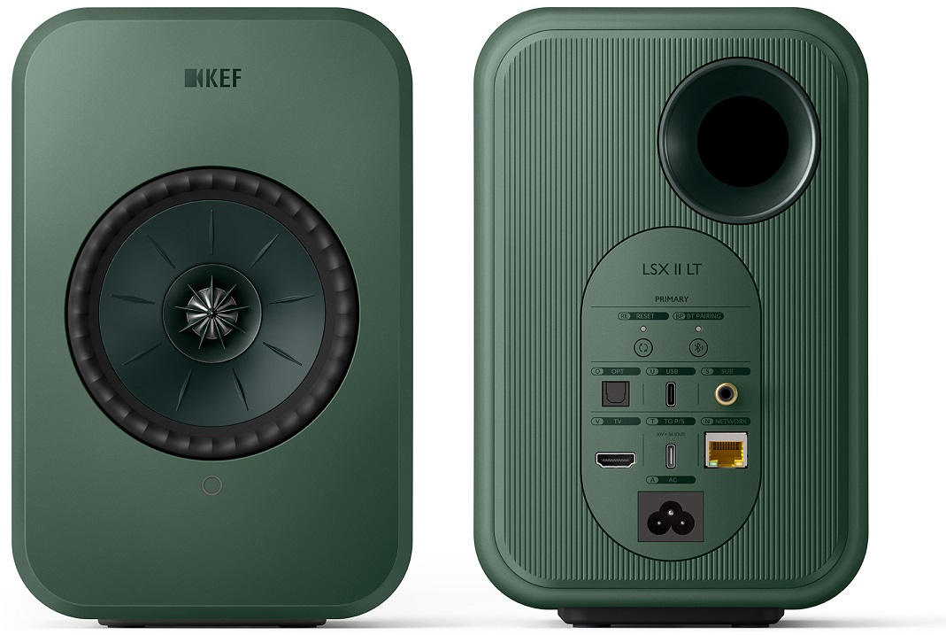 KEF LSX II LT sage green - achterkant - Wifi speaker