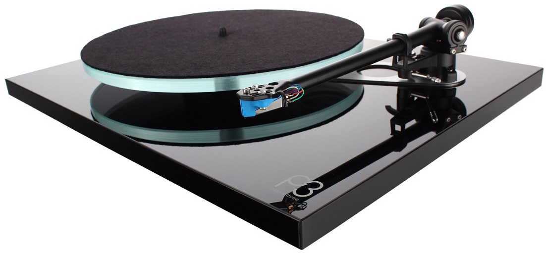 Rega Planar 3 zwart hoogglans