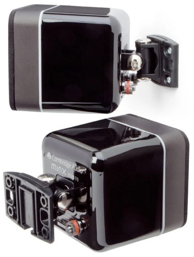 Cambridge Audio MINX Pivot wallmounts zwart - Speaker beugel