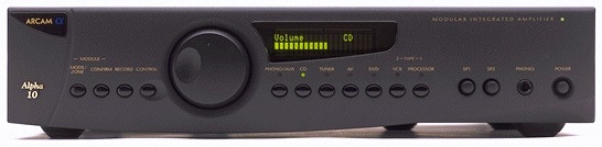 Arcam Alpha 10 zwart - Stereo versterker