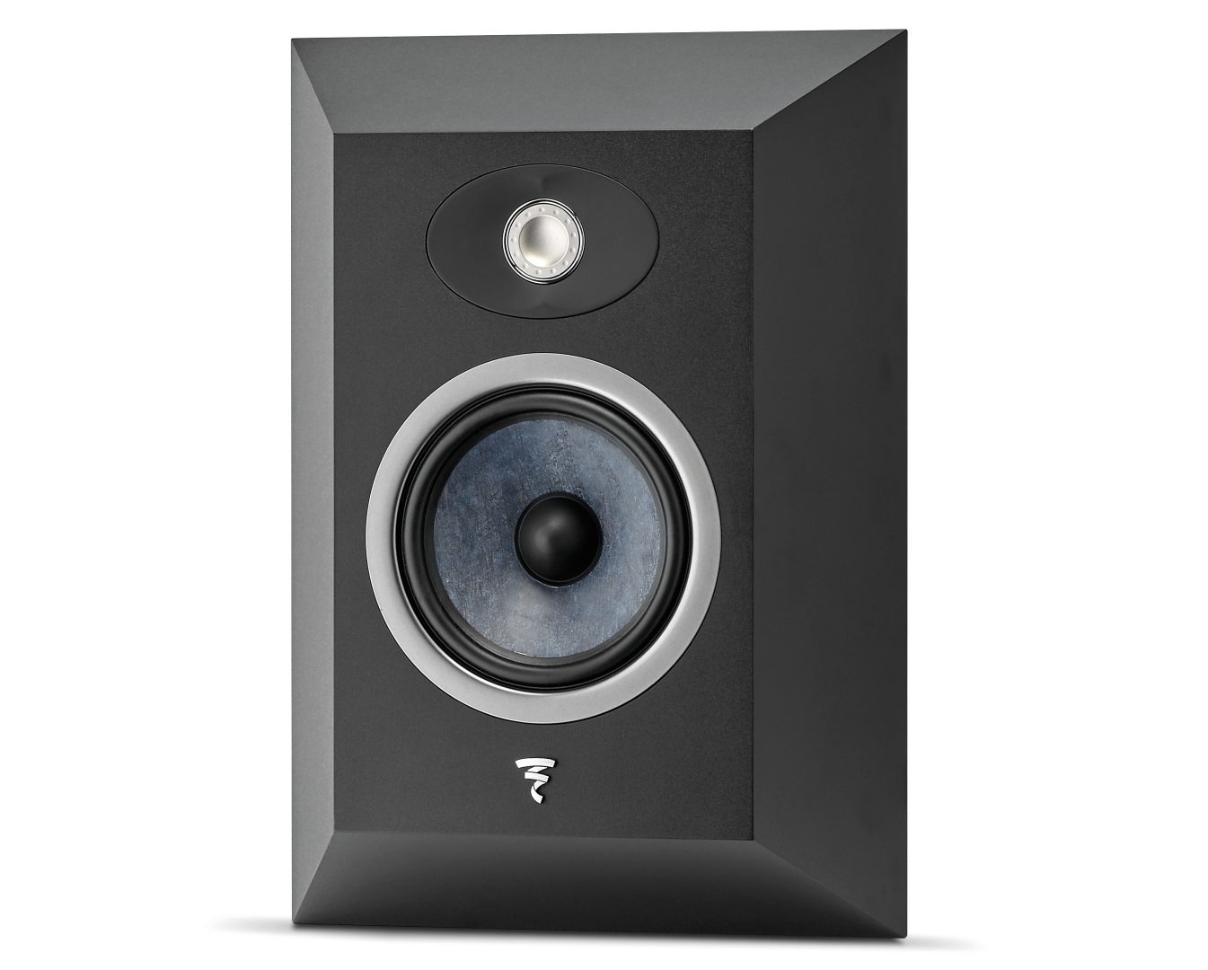 Focal Theva Surround black - zij frontaanzicht zonder grill - Surround speaker