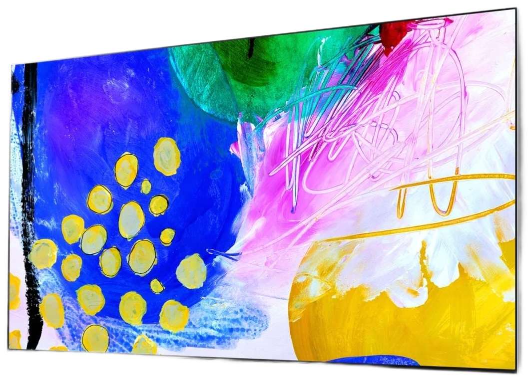 LG OLED97G29LA - zij frontaanzicht - Televisie