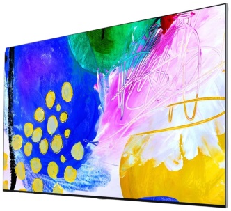 LG OLED97G29LA - zij frontaanzicht - Televisie