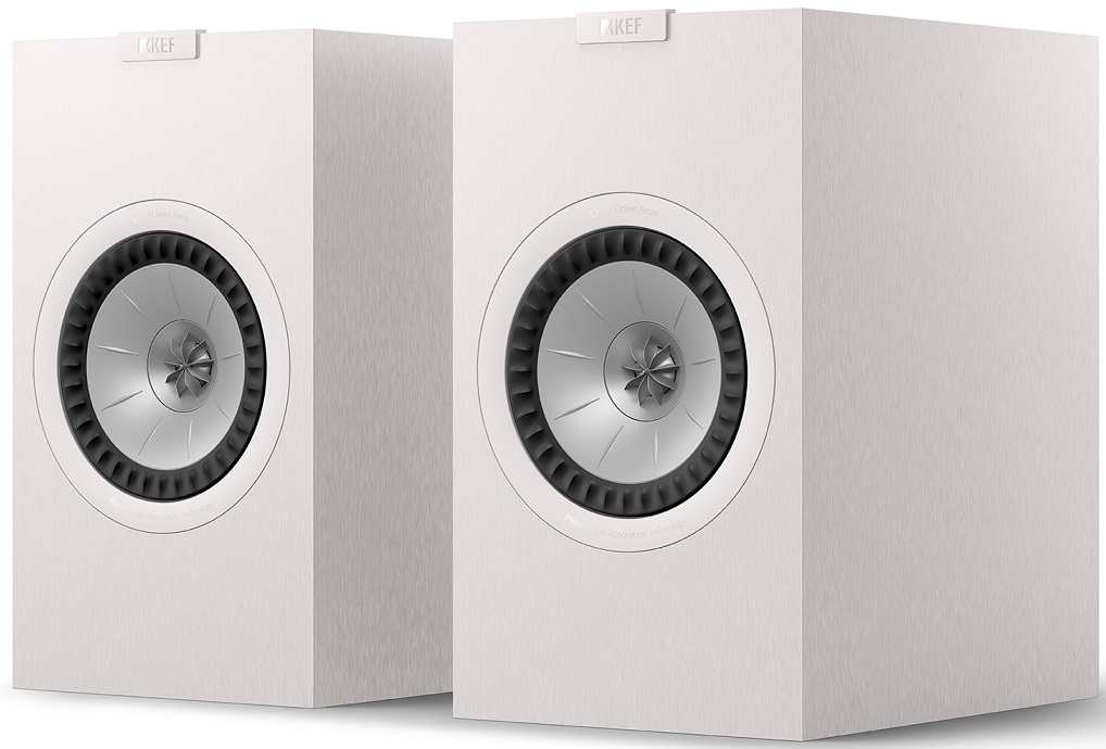 KEF Q3 Meta wit satijn - paar - Boekenplank speaker