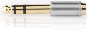 HQ Adapter 6.3mm male to 3.5mm female gold