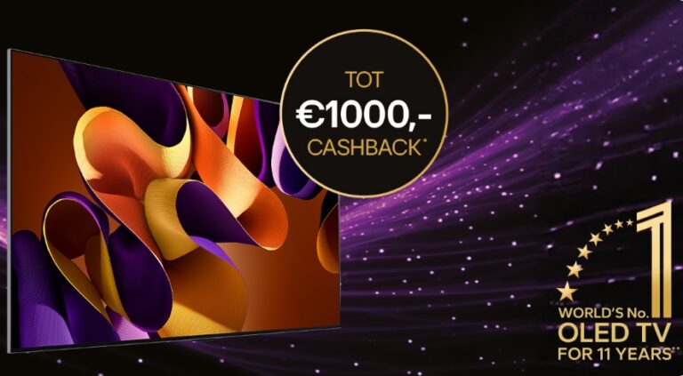 LG cashback actie