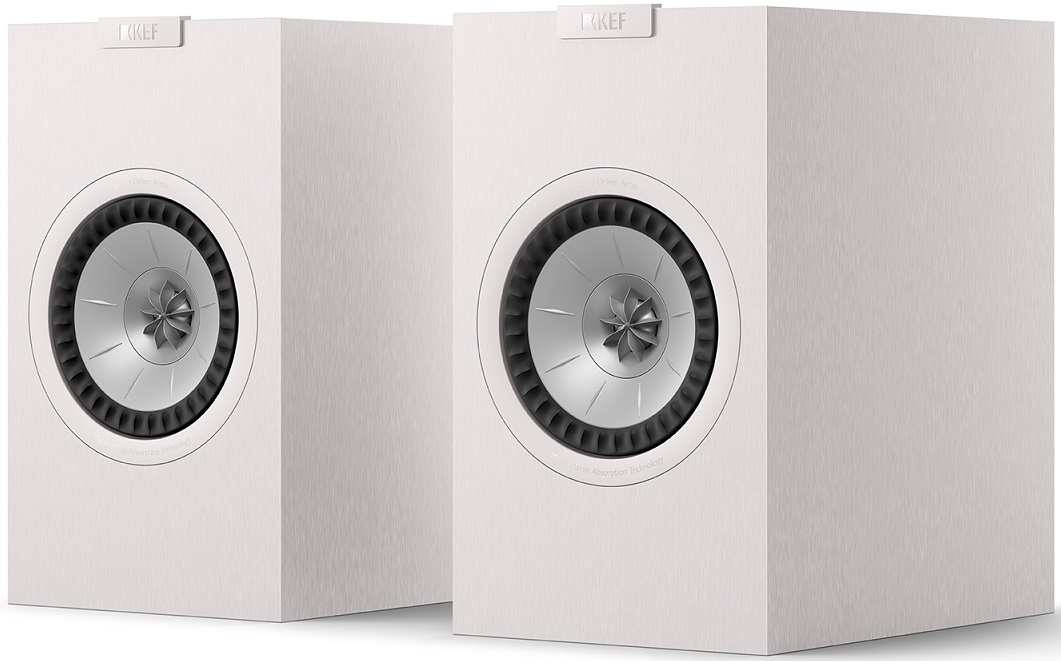 KEF Q1 Meta wit satijn - paar - Boekenplank speaker