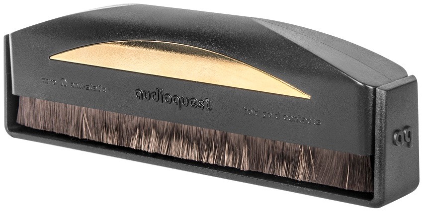 AudioQuest Anti-Static Record Brush Gold - Platenspeler accessoire