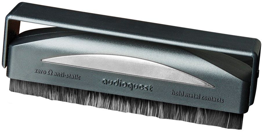 AudioQuest Anti-Static Record Brush Silver - Platenspeler accessoire