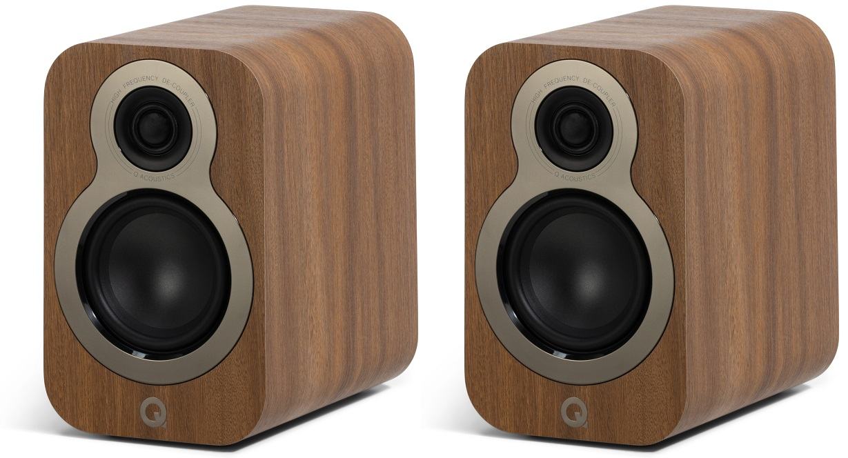 Q Acoustics 3010c eiken - paar - Boekenplank speaker