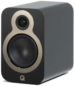 Q Acoustics 3030c zwart satijn