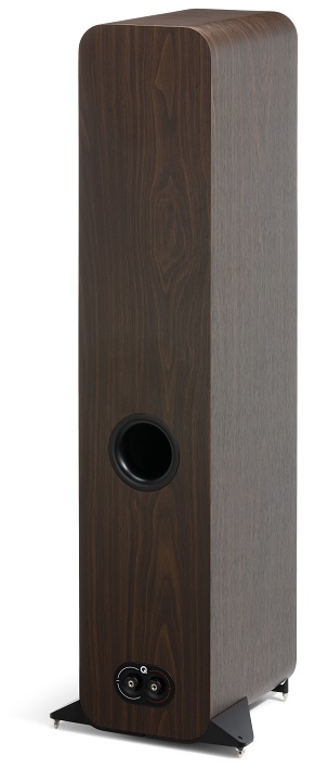 Q Acoustics 3050c rosewood - achteraanzicht - Zuilspeaker